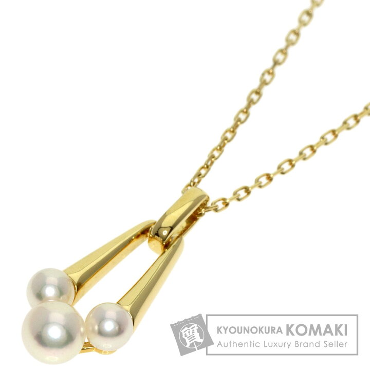 楽天市場】ミキモト アコヤパール 真珠 ネックレス K18イエロー 