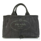 【SpringSALE開催! 4/18 17時～4/24 9時迄!】プラダ カナパ トートバッグ キャンバス レディース 【中古】【PRADA】