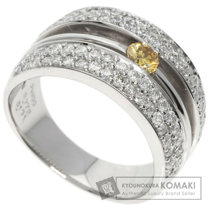 楽天市場】0.191ct イエローダイヤモンド ダイヤモンド リング・指輪  