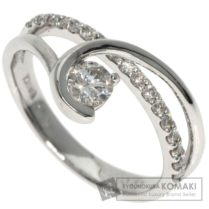 楽天市場】0.5ct ダイヤモンド リング・指輪 K18ホワイトゴールド 4.3g 