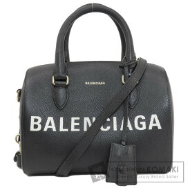 バレンシアガ ロゴ 2WAY ハンドバッグ レザー レディース 【中古】【BALENCIAGA】