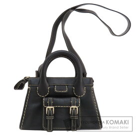 クロエ ロゴ 2WAY ハンドバッグ レザー レディース 【中古】【CHLOE】