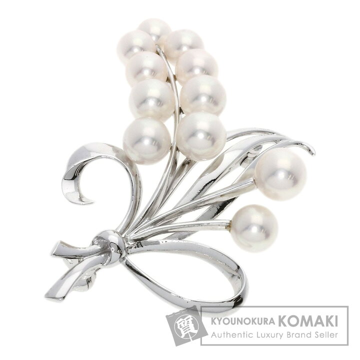 MIKIMOTO ミキモト アコヤパール 真珠 ブローチ ヴィンテージ シルバー