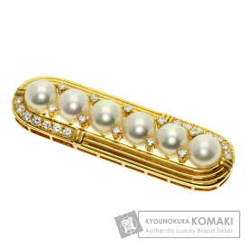 ミキモト アコヤパール 真珠 帯留め K18イエローゴールド レディース 【中古】【MIKIMOTO】