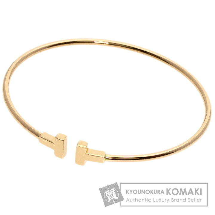 楽天市場】ティファニー T ナロー ワイヤー ブレスレット K18ピンク  