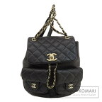 シャネル マトラッセ ココマーク ゴールド金具 リュック・デイパック キャビアスキン レディース 【中古】【CHANEL】