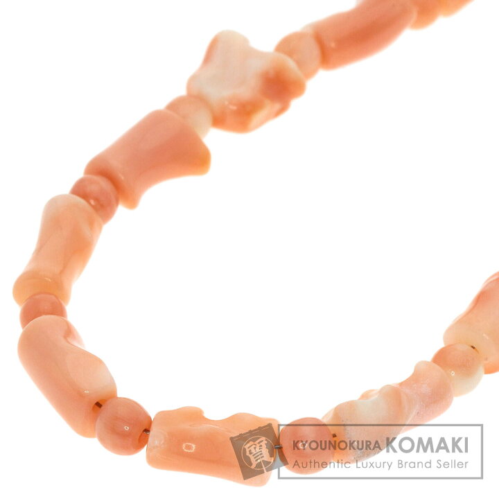 楽天市場】珊瑚 サンゴ ネックレス シルバー 16.1g レディース 【中古 