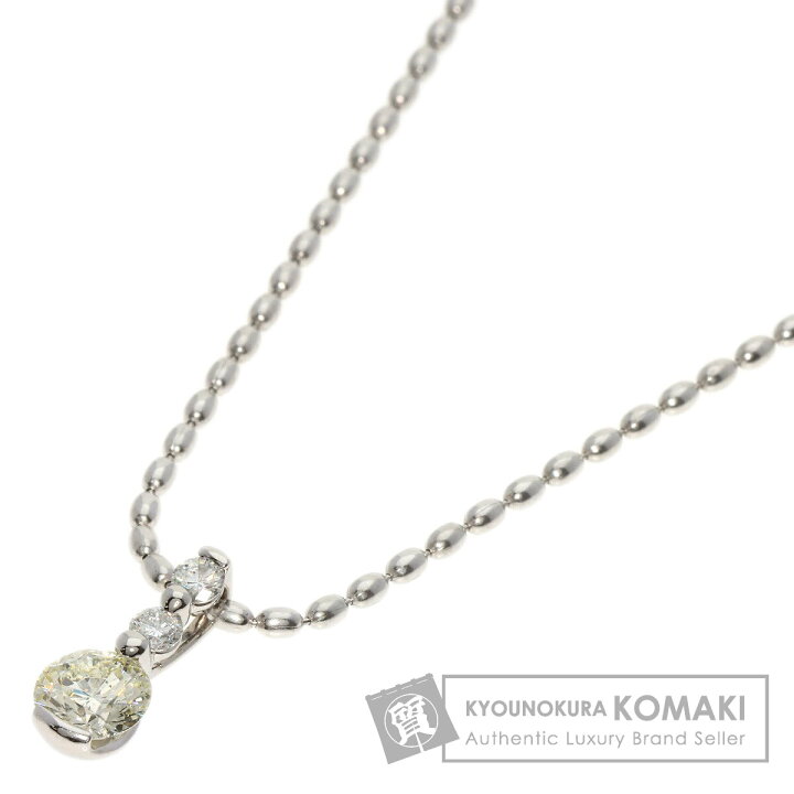 楽天市場】1.003ct ダイヤモンド ネックレス プラチナPT850/PT900 10.4 