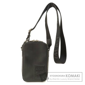 ロエベ ショルダーポシェット アナグラム ショルダーバッグ レザー レディース 【中古】【LOEWE】