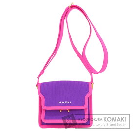 マルニ ロゴ ショルダーバッグ キャンバス レディース 【中古】【MARNI】