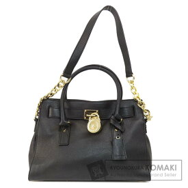 マイケルコース ロゴ 2WAY トートバッグ レザー レディース 【中古】【Michael Kors】