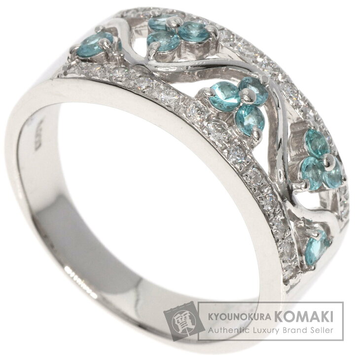 楽天市場】0.3ct パライバトルマリン ダイヤモンド リング・指輪 7.8g 