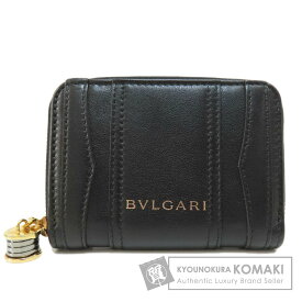 ブルガリ ロゴ コインケース レザー レディース 【中古】【BVLGARI】