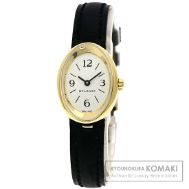 ブルガリ OV27G オーバル 腕時計 K18イエローゴールド/革 レディース 【中古】【BVLGARI】