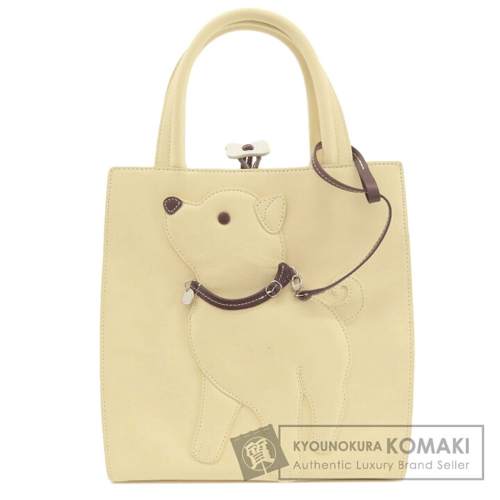 楽天市場】キタムラ 犬 ドッグモチーフ トートバッグ レザー  