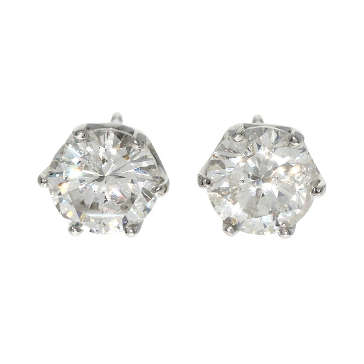 楽天市場】1.01ct ダイヤモンド ピアス プラチナPT900 1.7g レディース 