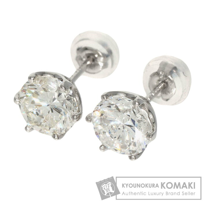 楽天市場】1.003ct ダイヤモンド ピアス プラチナPT900 1.7g  