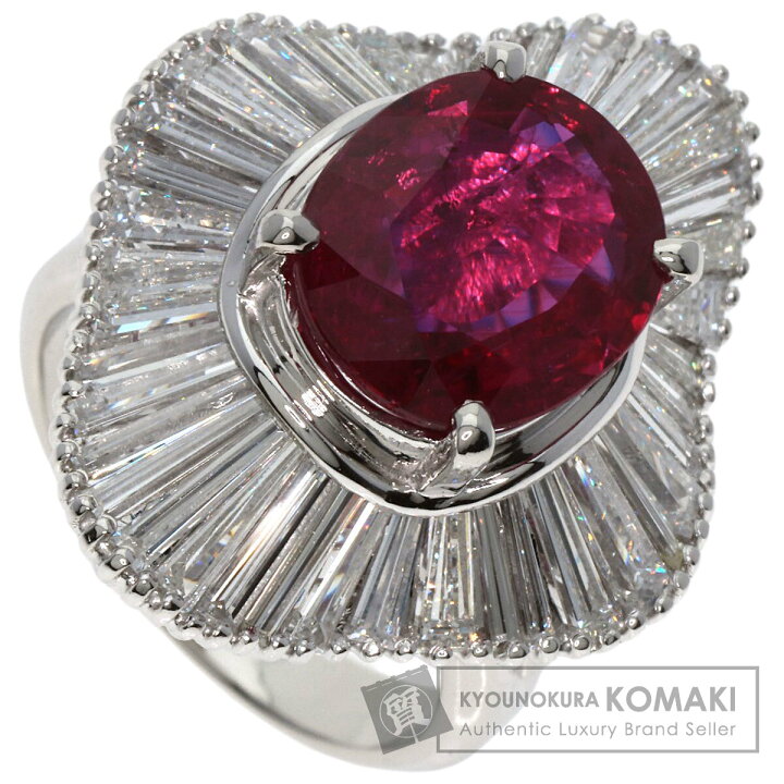 楽天市場】4.84ct ルビー ダイヤモンド リング・指輪 プラチナPT900 