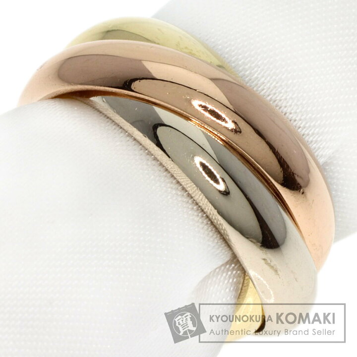 楽天市場】カルティエ トリニティ #48 リング・指輪 K18イエロー  