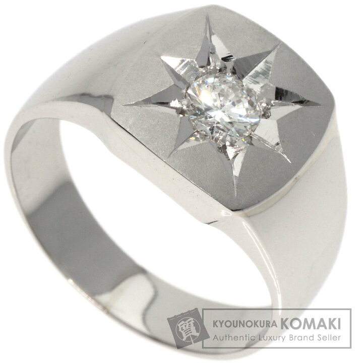楽天市場】0.285ct ダイヤモンド 印台 リング・指輪 プラチナPT900 