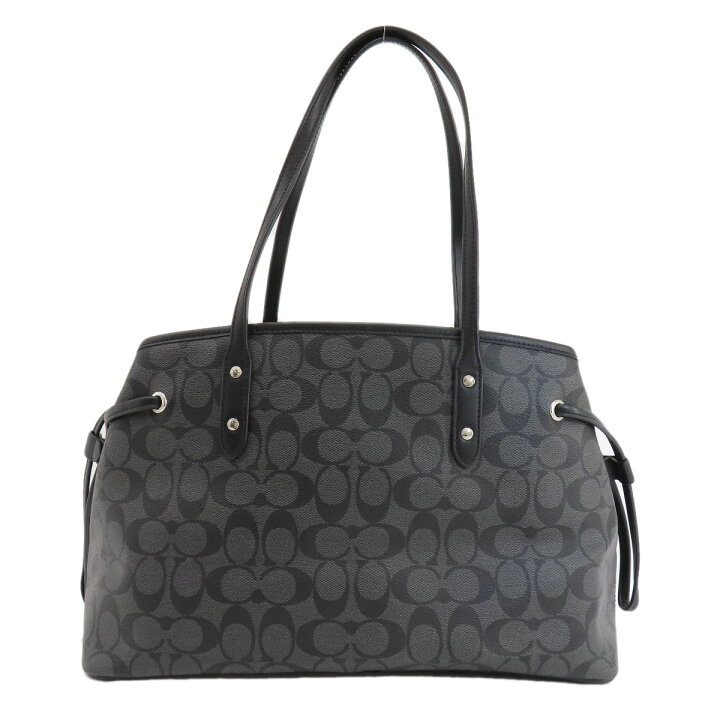 COACH F57842 シグネチャー トートバッグ PVC レディース 