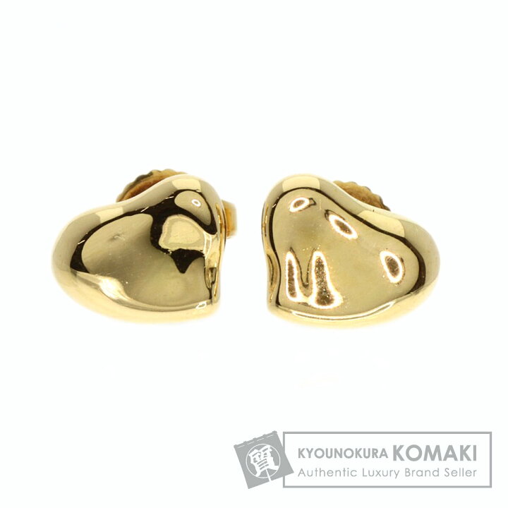 楽天市場】ティファニー フルハート ピアス K18イエローゴールド  