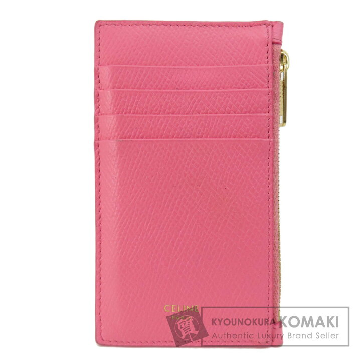 楽天市場】セリーヌ ロゴ カードケース レザー レディース 【中古 