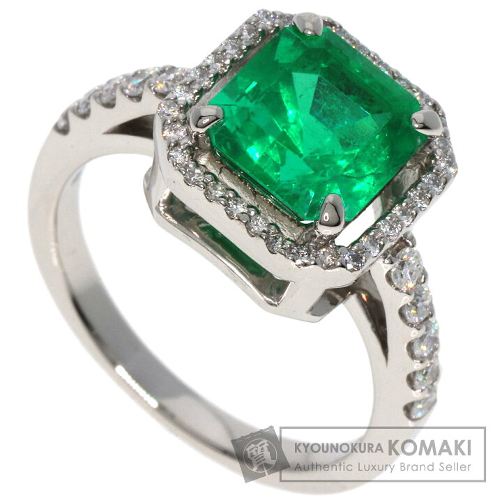 楽天市場】2.5ct エメラルド ダイヤモンド リング・指輪 プラチナPT900 