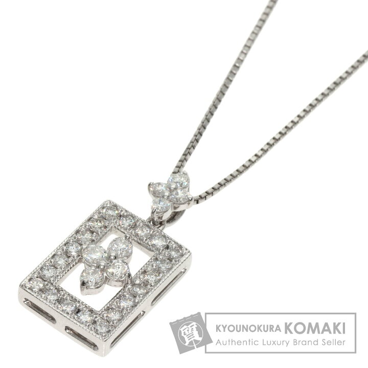 楽天市場】0.7ct ダイヤモンド ネックレス プラチナPT900/PT850 6.5g 
