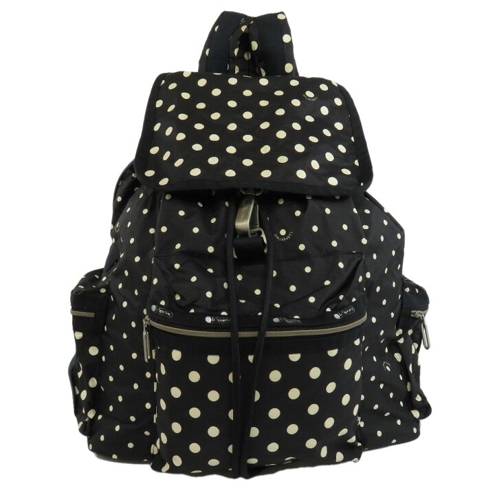 宵さま専用★レスポートサック バックパック/リュック ネイビー ドット柄★新品