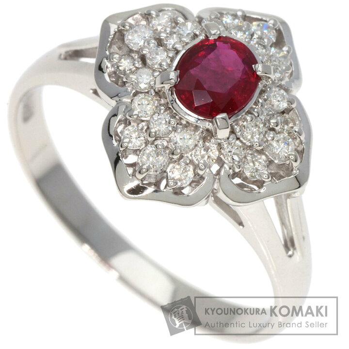 楽天市場】0.45ct ルビー ダイヤモンド リング・指輪 プラチナPT900 