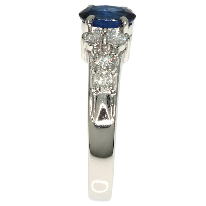 楽天市場】0.74ct サファイア ダイヤモンド リング・指輪 プラチナ 