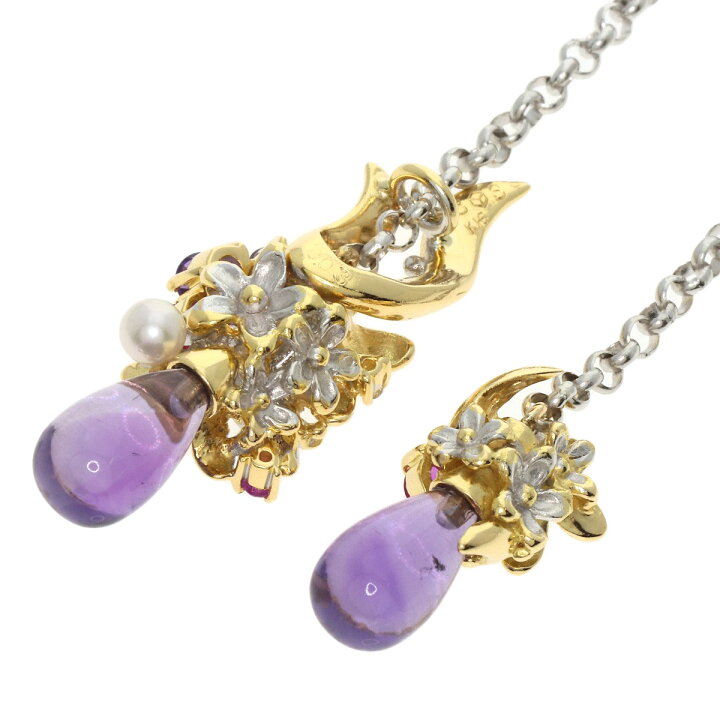 楽天市場】0.03ct アメジスト Saori Tajima フラワーモチーフ  