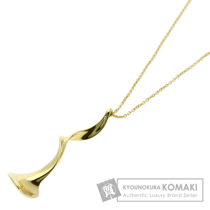 楽天市場】ティファニー オーキッドドロップ ネックレス K18イエロー 
