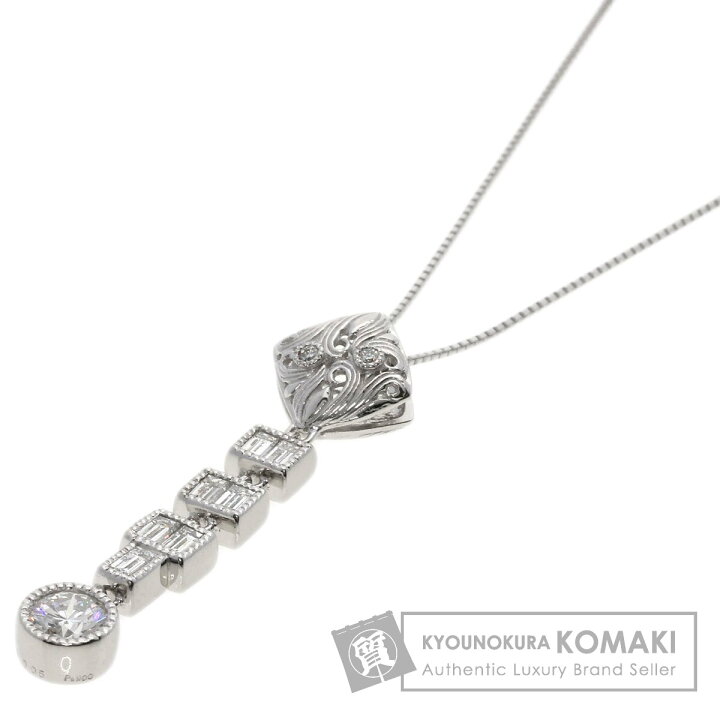楽天市場】0.588ct ダイヤモンド ネックレス プラチナPT850/PT900 7.1g  