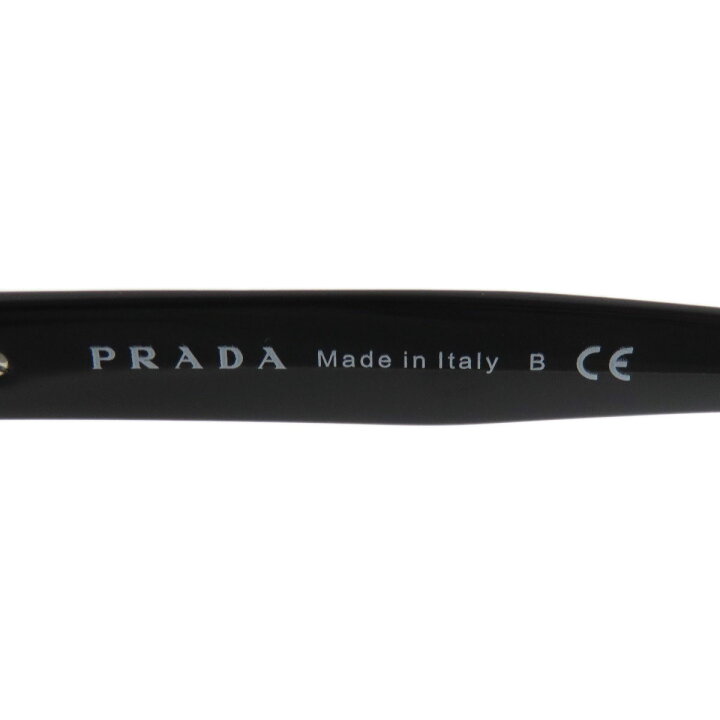 プラダ ロゴ メガネ VPR64W ブラック プラスチック レディース PRADA  