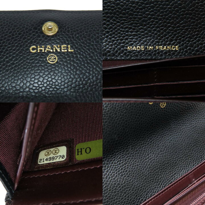 楽天市場】シャネル マトラッセ ココマーク ゴールド金具 長財布（小銭 