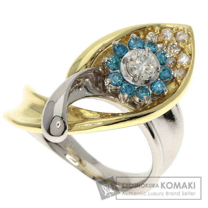 楽天市場】0.2ct ダイヤモンド リング・指輪 プラチナPT900/K18YG 13.4  