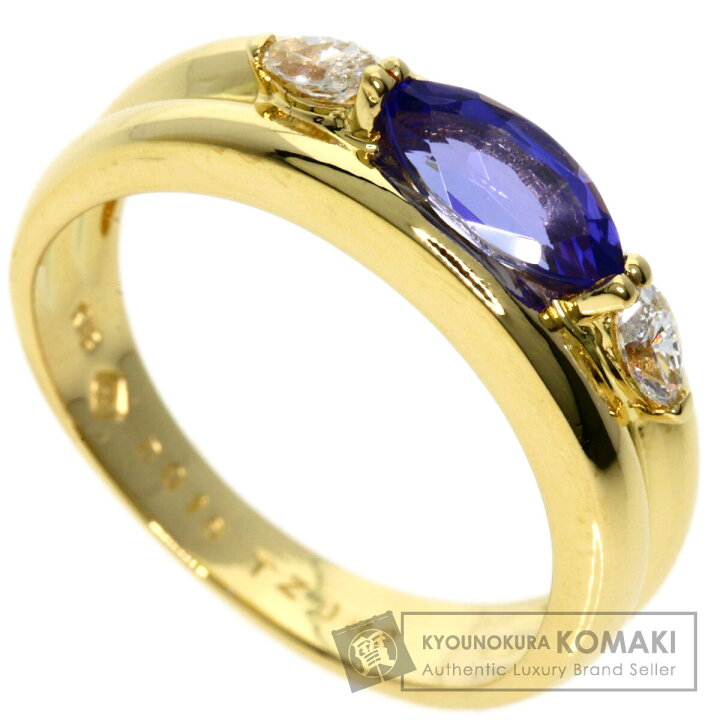 楽天市場】0.69ct タンザナイト ダイヤモンド リング・指輪 K18 
