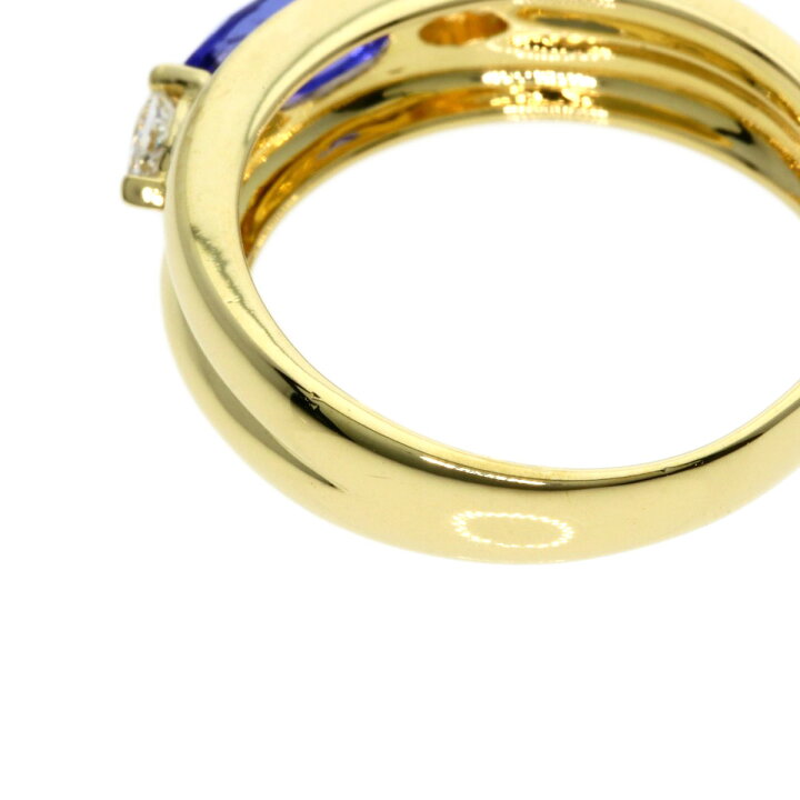 楽天市場】0.69ct タンザナイト ダイヤモンド リング・指輪 K18 