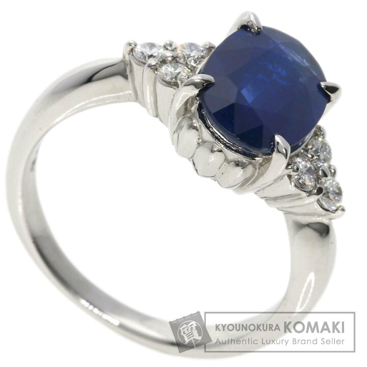 楽天市場】2.11ct ブルーサファイア ダイヤモンド リング・指輪 