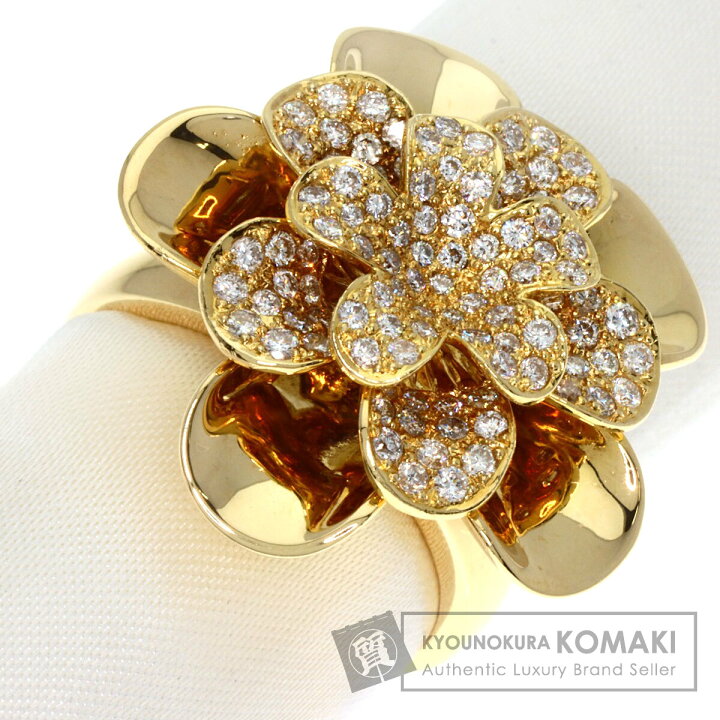 楽天市場】1.2ct ダイヤモンド フラワーモチーフ リング・指輪 K18 