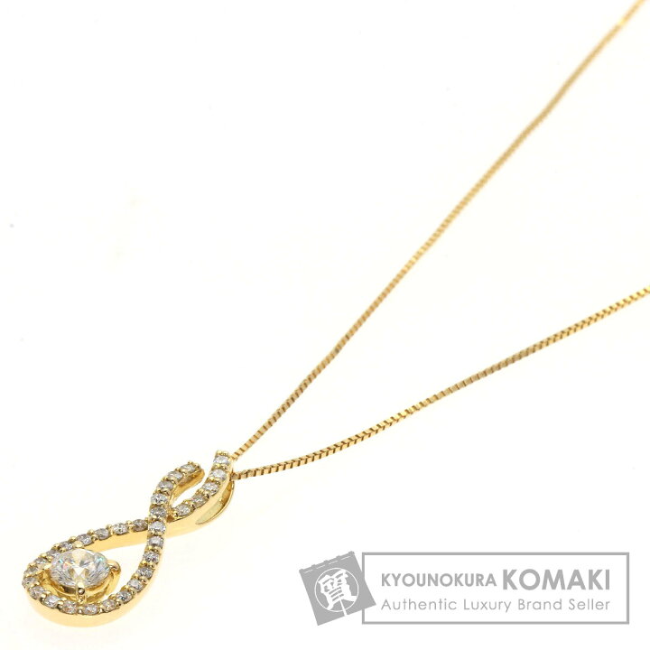 楽天市場】0.302ct ダイヤモンド ネックレス K18イエローゴールド 2.6g 