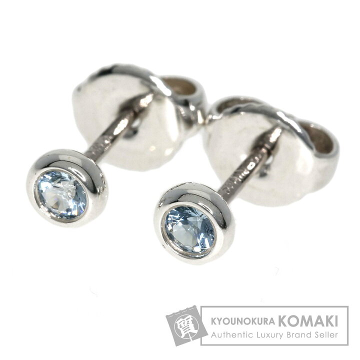 楽天市場】ティファニー バイザヤード アクアマリン ピアス シルバー 