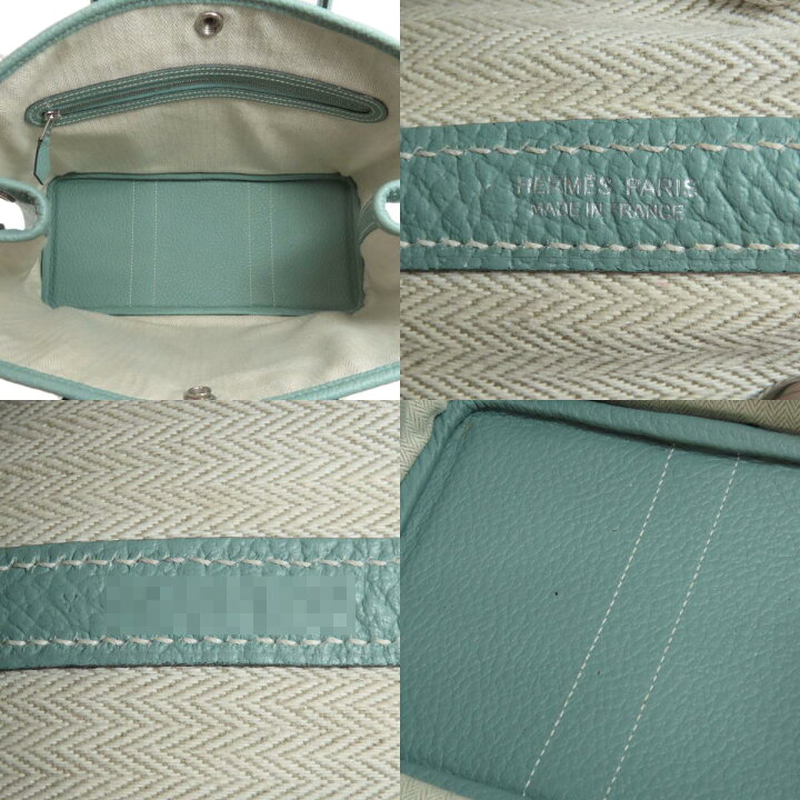 楽天市場】エルメス ガーデンパーティTPM シエル シルバー金具 トート 