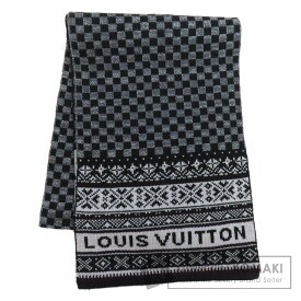 ルイヴィトン M72929 エシャルプ・フロコン マフラー ウール レディース 【中古】【LOUIS VUITTON】