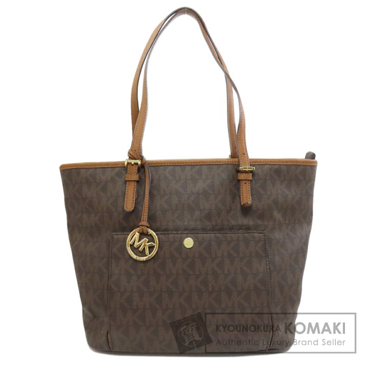 Michael Kors マイケルコース MKシグネチャー トートバッグ PVC 