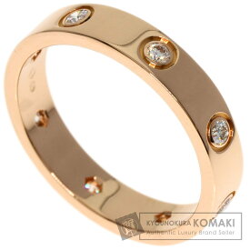 カルティエ ミニラブリング フル ダイヤモンド #53 リング・指輪 K18ピンクゴールド レディース 【中古】【CARTIER】