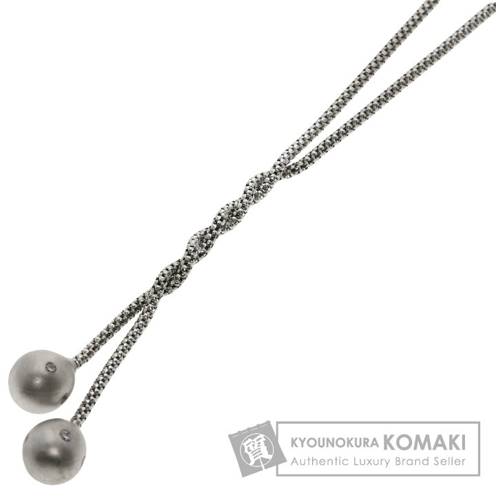 楽天市場】0.31ct ダイヤモンド ネックレス K18ホワイトゴールド 10.7g 