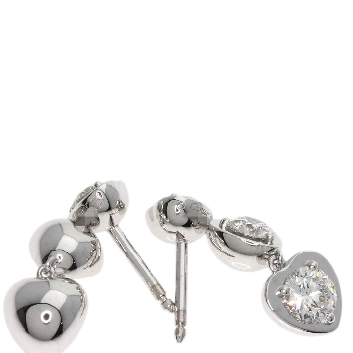 楽天市場】カルティエ ディアマン レジェ ハート ダイヤモンド ピアス  